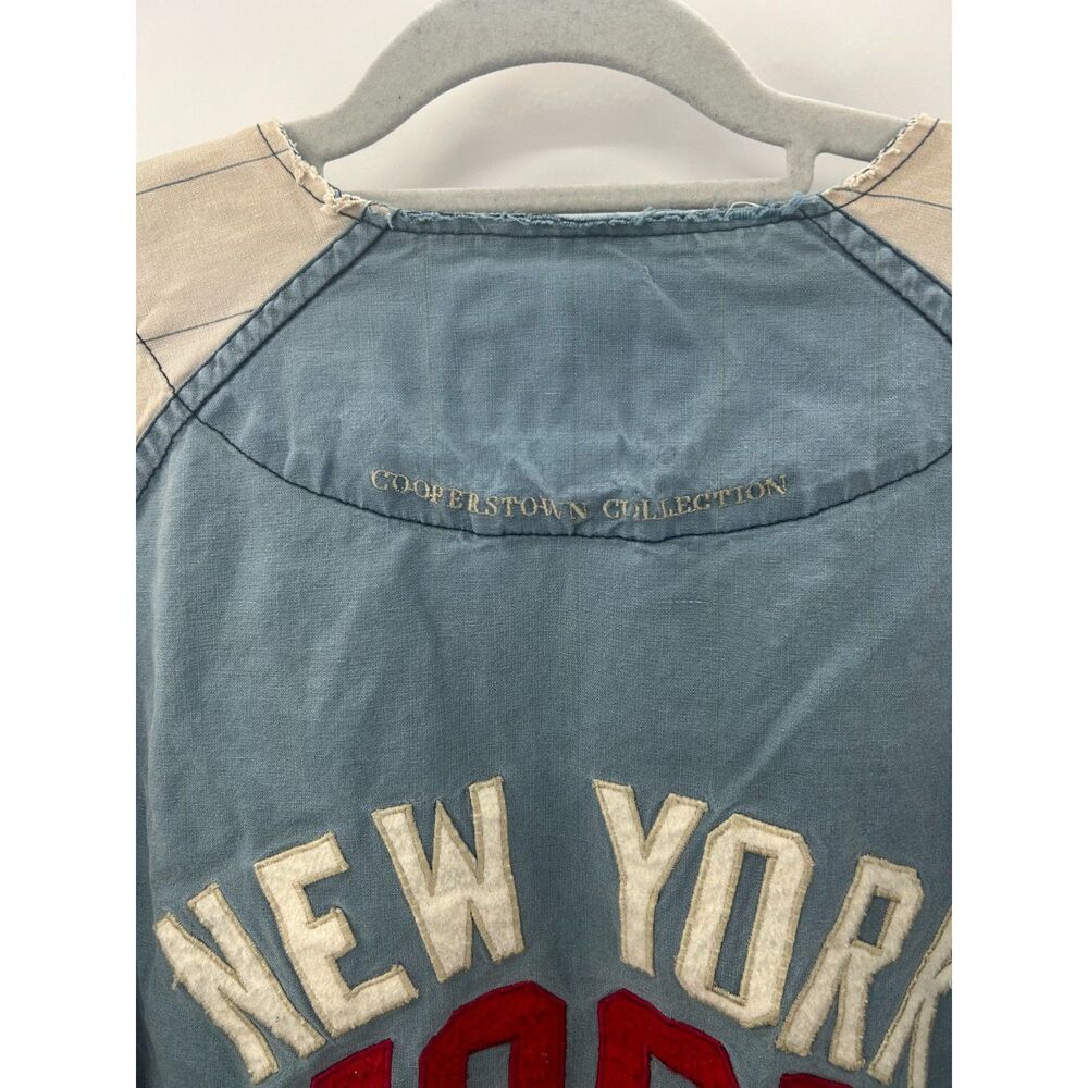 VTG NY Yankees 1961 Throwback Cooperstown Mirage Baseball Jersey Shirt XL Flawed - Picture 8 of 11